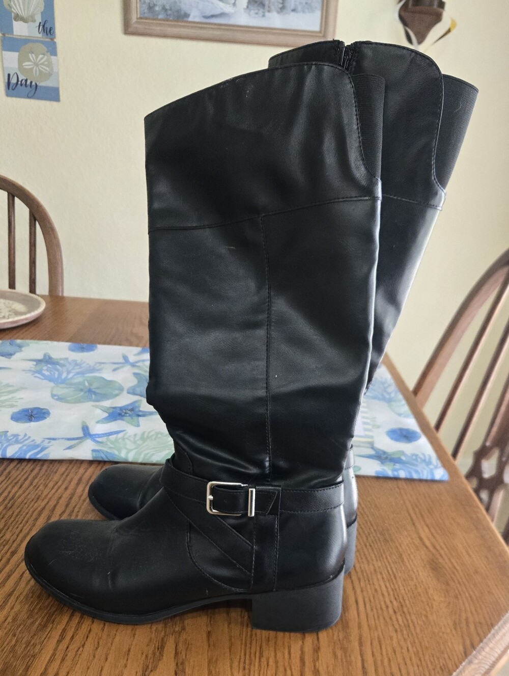 Classic Black Women's Knee-High Riding Boots - Style & Co